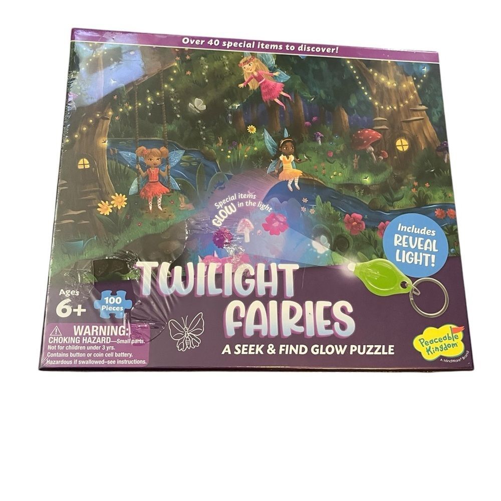 Twilight Fairies Seek and Find Glow Puzzle